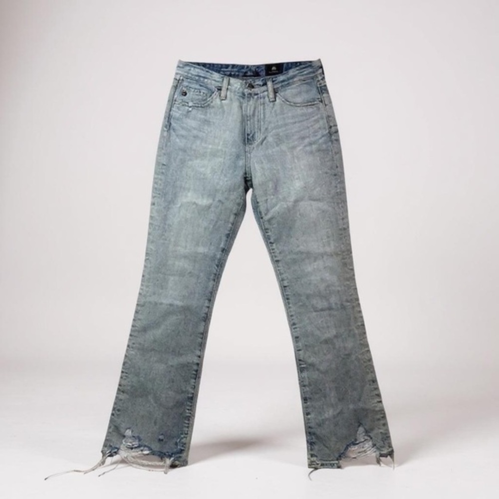 AG Jodi High Rise Slim Flare Distressed Jeans